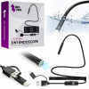 Endoskopová kamera na USB 3v1 IP67 7 mm SPU-E01 1 m