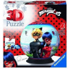 Ravensburger 3D Puzzleball Kouzelná Beruška a Černý kocour 72 ks