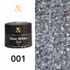 F.O.X Glow Glitter Gel 001 5 ml hybridná manikúra