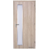 Doornite CPL-Deluxe laminátové interiérové dvere ALU VERTIKA SKLO, Fleewood Šampanský,DTD LAMALUVertikaFleewoodSampansky