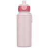 MEPAL CAMPUS 400 ml - tesniaca fľaša pre deti s pop-up náustkom, bez BPA, ružová