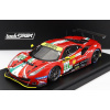 Looksmart Ferrari 488 Gte Evo 3.9l Turbo V8 Team Af Corse N 52 3rd Lmgte Pro Class 24h Le Mans 2022 M.molina - A.fuoco - D.rigon 1:43 Červená