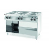 6-platňový elektrický sporák Kitchen Line na otvorenom podstavci, HENDI, Kitchen Line, 400V/15600W, 1200x700x(H)900mm