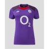 Umbro England Rugby Gym Training Top 2024 Womens Violet/Red 16 (XL)