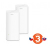 Tenda Nova EX12 (2-pack) WiFi6 AX3000 Mesh Gigabit systém, 6xGLAN/GWAN, WPA3, VPN, SMART CZ aplikácie (75012004)