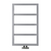 Sapho DENALI vykurovacie teleso 550x904 mm, strieborna strukturálna DN609SS