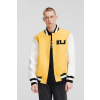 BUNDA KARL LAGERFELD JEANS KLJ BASEBALL JACKET MELLOW YELLOW/ WHITE