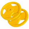 Gorilla Sports Liatinový činkový kotúč POGUMOVANÝ GRIP 1.25kg - 25 kg 30/31mm