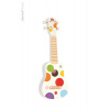 Janod Drevené ukulele Confetti so reálnym zvukom 4 struny