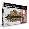 AK Interactive Pz.Kpfw.IV Ausf.D Afrika Korps + 5 German Tank Crew Figures 1/35