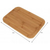 KINGHoff Prkénko na krájení 33 X 23 cm Bambus Kh-1143