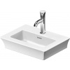 Duravit White Tulip umývadlo 45x33 cm obdĺžnik umývadlo na nábytok biela 0737450041