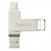 Hama USB flash disk C- Rotate Pro, USB-C 3.1, 32 GB, 70 MB/s, strieborný 182489