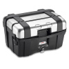 GIVI TRK 46N kufor Trekker čierny s hliníkovým vekom (Monokey), objem 46 litrov