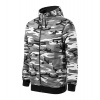 MALFINI C19 Camo Mikina na zips pre mužov 2XL camouflage gray C193217