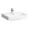 LAUFEN PRO S 60 x 46,5cm umývadlo zaoblené obdĺžnikové, s otvorom pre batériu, s prepadom, keramické, biele, H8169634001041
