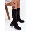 Dámske čižmy na blokovom podpätku Darisse čierna 39 Boto 5905677749021