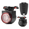 Alarm Rockbros so smart svetlom na bicykel 115 dB, IPX5, čierny