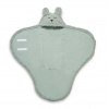 Detská Wrap deka Bunny Jollein 100x105cm - ash green