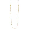 Taboom Tweezers Pearl & Deluxe Chain Gold