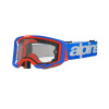 Brýle VISION 8 WORDMARK, ALPINESTARS (modrá/oranžová, dvojité antifog čiré plexi) 2025