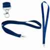 Šnúrka na krk s karabínkou na identifikačný preukaz, 90 cm