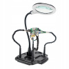 Uchyt tretia ruka s lupou ZD-11M-2 LED