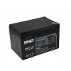 MHPower battery MHPower MS12-12 olověný akumulátor AGM 12V/12Ah, Faston F2 - 6,3mm