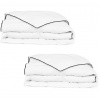 vidaXL Zimná perina 2 ks, 150x200 cm - Biela - 13326-155007