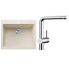 Set Blanco Pleon 6 + Blanco Linus Chróm biela soft