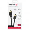Kábel Swissten 75501111 HDMI 2.0 4K 1 m (75501111) čierny