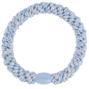 Gumička do vlasov Kknekki Sparkling Blue Glitter