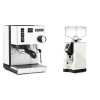 Rancilio Silvia E, white + Eureka Mignon Bravo, CR white