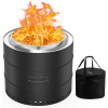 Záhradné ohnisko Onlyfire Smokeless Stainless Steel 50 cm čierne (Záhradné ohnisko Onlyfire Smokeless Stainless Steel 50 cm čierne)