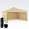 BRIMO Rozkladací párty stan Rozmer stanu: 4x4m, Farba stanu: Béžová + 5 ročná záruka a servis zadarmo!