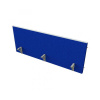 Paraván na hranu stola Akustik, 160 cm, modrý