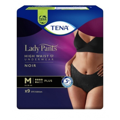 TENA Lady Pants plus noir M 9 kusov - Tena Lady Pants Plus Noir M 9 ks 725264
