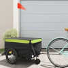 zahrada-XL Vozík za bicykel, čierno zelený 45 kg, železo 94109