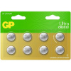 GP gombíková batéria CR 2032 lítiová 220 mAh 3 V 8 ks; GPCR2032ULT394C8