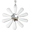 Crystal-ZONE Prívesok kvietok LUX Flower 10mm ródium