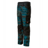 RIMECK® Pracovné nohavice pánske Vertex Camo camouflage petrol Veľkosť: 48 long W09C1L3