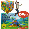 MAGNETICKÉ STAVEBNÉ BLOKY PRE DETI HRAČKA MINECRAFT 150 + 2