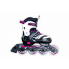 Muuwmi nastavitelné dětské inline brusle, růžové vel. 29-32