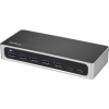 StarTech.com HB30C5A2CSC, USB 3.2 Gen 1 (3.1 Gen 1) Type-B, USB 3.2 Gen 1 (3.1 Gen 1) Type-A, USB 3.2 Gen 1 (3.1 Gen 1) Type-C, 5000 Mbit/s, Čierna, Strieborná, Plast, Aktivita