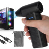 MINI FÚKAČ JETRAZE TURBO JET FAN 3 RÝCHLOSTI USB-C ČIERNY NA PRACH