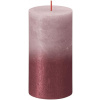 Bolsius Rustic, Vianočná Sunset Ash Rose+ Red 130/68 mm