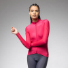 ALÉ Cyklistický dres s dlhým rukávom zimný - PR-E FOLLOW ME 2.0 LADY - ružová M