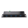 STARTECH 4-Port Industrial USB 3.0 Hub Metal, STARTECH 4-Port Industrial USB 3.0 Hub Metal - 5G4AIN 5G4AINDNP-USB-A-HUB