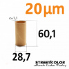 Náhradná vložka filtra pre Odkaľovač rady AF4000 a AW4000, Filtrácia: 20mikrónov (60 x 28 mm)