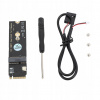 M.2 NGFF AE Key WiFi Bluetooth adaptérová karta na M.2 Key M SSD adaptér pre